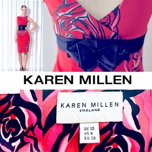 Karen Millen Luxe Cocktail Dress Size 6